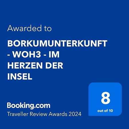 Borkumunterkunft - Woh3 - Im Herzen Der Insel Экстерьер фото